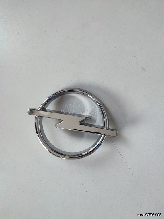 ΣΗΜΑ ΜΑΣΚΑΣ ΚΑΠΟ ΧΡΩΜΙΟ 9X11.5CM ΓΙΑ OPEL