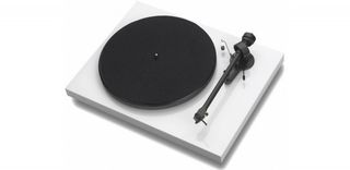 Pro-Ject DEBUT CARBON DC PHONO USB + OM 10E Turntable WHITE - Pro-Ject Audio