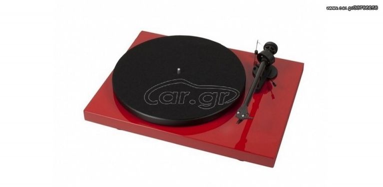 Pro-Ject DEBUT CARBON DC PHONO USB + OM 10E Turntable RED - Pro-Ject Audio