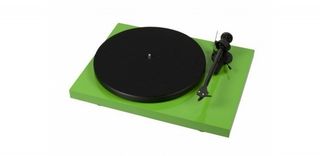 Pro-Ject DEBUT CARBON DC PHONO USB + OM 10E Turntable GREEN - Pro-Ject Audio