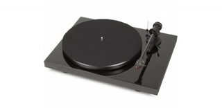 Pro-Ject DEBUT CARBON DC PHONO USB + OM 10E Turntable BLACK PIANO - Pro-Ject Audio