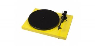 Pro-Ject Debut Carbon DC OM10 Turntable Yellow - Pro-Ject Audio