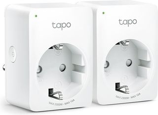 TP-LINK Tapo P100 Μονή Εξωτερική Πρίζα Ρεύματος Wi-Fi με Διακόπτη Λευκή 2τμχ*