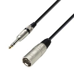 Adam Hall K3BMV0300 - Microphone Cable XLR male to 6.3 mm Jack stereo 3 m - Adam Hall