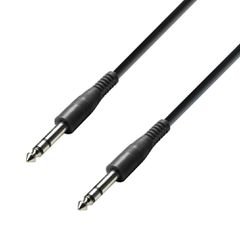 Adam Hall K3BVV0600ECO Patch Cable 6.3 mm Jack stereo to 6.3 mm Jack stereo 6 m - Adam Hall