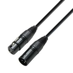 Adam Hall K3 DMF 0050 DMX Cable XLR male to XLR female 0.5 m - Adam Hall