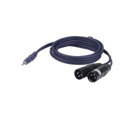 DAP AUDIO FL463 stereo mini Jack > 2 XLR/M 3 p. 3 m - DAP AUDIO