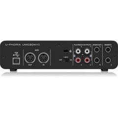 BEHRINGER UMC 204HD 2x4 Audiophile USB AUDIO IDI Audio Interface - Behringer-thumb-2