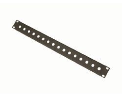 IHI 0037-RACK PANEL PUNCHED FOR 16 JACKS 1U - iHi