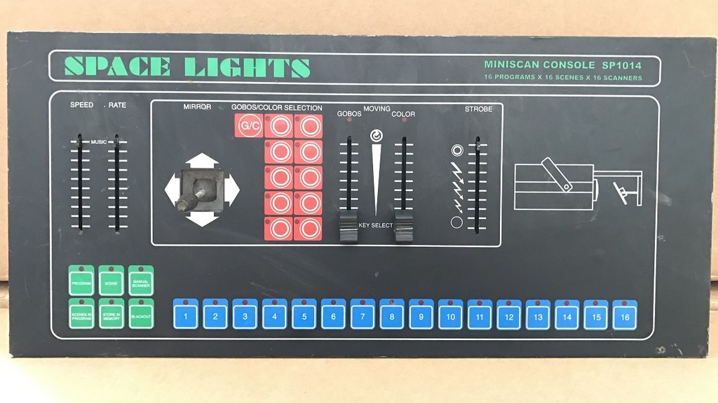 SPACE LIGHTS SP-1014 Light CONTROL SPACELIGHTS USED - SPACE