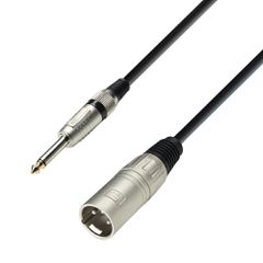 Adam Hall K3 MMP 0300 Microphone Cable XLR male to 6.3 mm Jack mono 3 m - Adam Hall