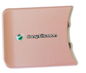 SONY-ERICSSON W580i - Battery cover Pink Original