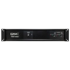 QSC RMX850a Business amplifier clip limiters QSC 2x200W RMS @ 8Ω - QSC