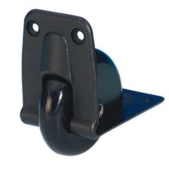 Adam Hall 3783 - Recessed Edge Castor 58 mm in plastic Housing - Adam Hall