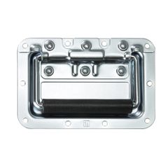 Adam Hall 34082 - Recessed Sprung Handle medium in Dish 8 mm deep - Adam Hall