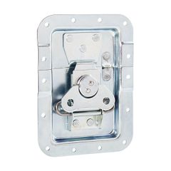Adam Hall 17250SP - Butterfly Latch large with Spring non cranked 14 mm deep padlockable - Adam Hall