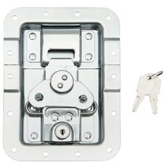 Adam Hall 172511L - Butterfly Latch V3 large lockable cranked 14 mm deep - Adam Hall