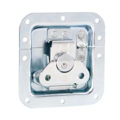 Adam Hall 17295SP - Butterfly Latch medium with Spring non cranked 9 mm deep padlockable - Adam Hall