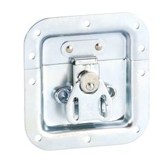Adam Hall 17233 - Butterfly Latch small in medium Dish lockable 9 mm deep - Adam Hall