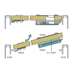 Adam Hall 6145 - Flush-fitting Lid System Section - Adam Hall-thumb-1