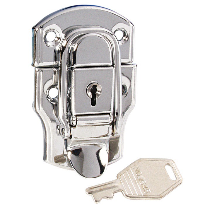 Adam Hall 1905 - Drawbolt medium chrome-plated lockable - Adam Hall