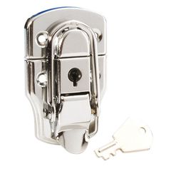 Adam Hall 1903 - Drawbolt medium chrome-plated lockable - Adam Hall