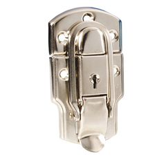 Adam Hall 1911 - Drawbolt large nickel-plated lockable - Adam Hall