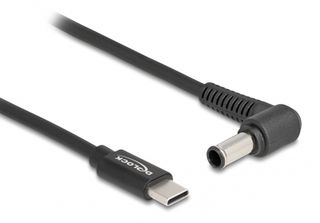 DELOCK καλώδιο τροφοδοσίας 87981, USB-C σε Sony 6x4.3mm, 1.5m, μαύρο