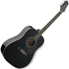 STAGG SW201BK Acoustic Guitar Black - Stagg