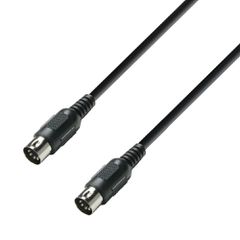 Adam Hall K3 MIDI 0075 BLK MIDI Cable 0.75 m black - Adam Hall