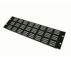 IHI 0009- VENTILATION RACK PANEL 3U ΜΕΤΑL BLACK - iHi
