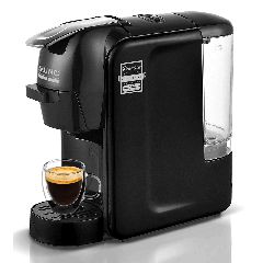 Καφετιέρα espresso συμβατή με κάψουλες Nespresso, Dolce Gusto και αλεσμένο καφέ 1450W με πίεση 19 bar σε μαύρο χρώμα BRUNO