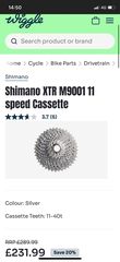 Shimano XTR M9001  γρανάζια 11 ταχυτήτων . 
