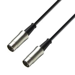 Adam Hall K3 MIDI 0300 BLK-5 MIDI Cable 3 m black 5-pole - Adam Hall