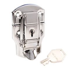 Adam Hall AL1909 - Drawbolt MEDIUM nickel-plated lockable - Adam Hall