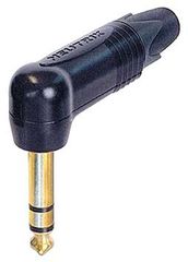 NEUTRIK NP3RX 1/4'' STEREO JACK RIGHT ANGLE GOLD PLATED CONTACTS - Neutrik