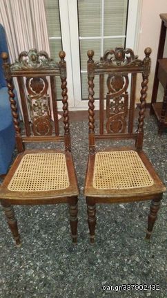 Καρέκλες με βιεννέζικη ψάθα 