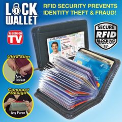 Πορτοφόλι Ασφαλείας με Προστασία Υποκλοπής για Ανέπαφες Συναλλαγές Lock Wallet RFID