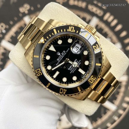 Rolex Replica 41mm Submariner Date ολόχρυσο