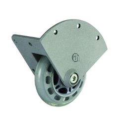 Adam Hall 37450S - Corner Mount Castor with soft Wheel 75 mm - Adam Hall