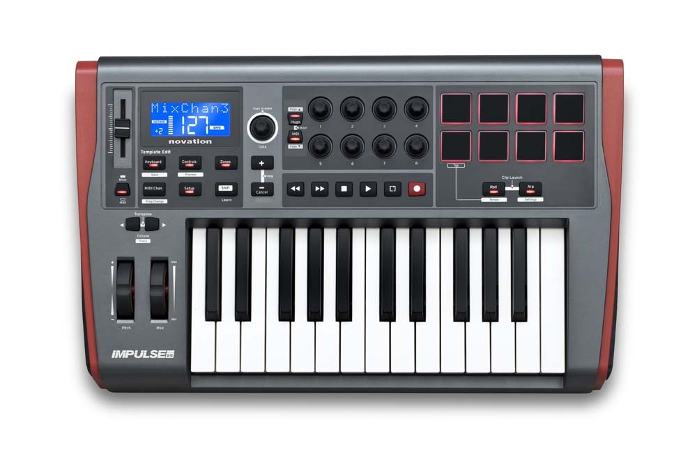 NOVATION Impulse 25 Midi Controller -Includes Automap 4- - Novation