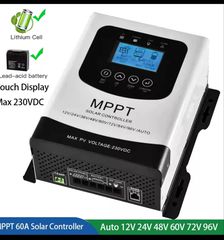 MPPT ΡΥΘΜΙΣΤΗ 60Α και για Lithium battery -thumb-1