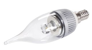 Spacelights E14 3W LCANDTE143W LED LAMP CANDLE TYPE E-14 CERAMIC WARM WHITE - SPACE