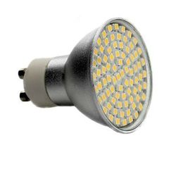 Spacelights LALUGU104W LED LAMP 4W 85-260V ALUMINIUM GU-10 SMD WARM WHITE SL1 - SPACE
