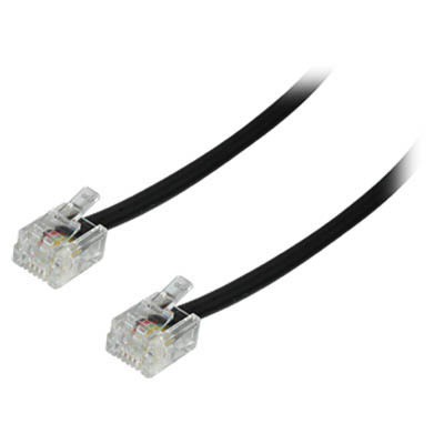 TASKER C6043B Telephon cable black 3m RJ11 - TASKER