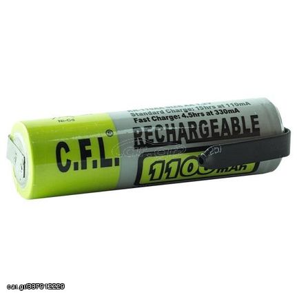 CFL RECHARGEABLE 1100mAh BATTERY LR6 AA TYPE