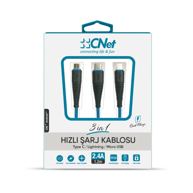 CNet CUCA301 3X1 USB CHARGER