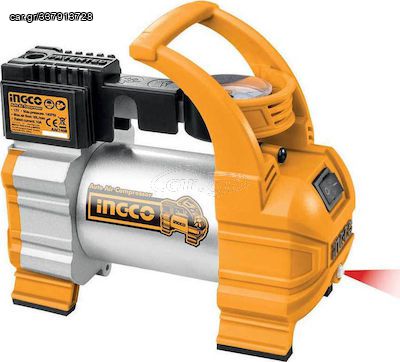 INGCO Τρόμπα Αυτοκινήτου 140PSI με Καλώδιο Αναπτήρα 12V