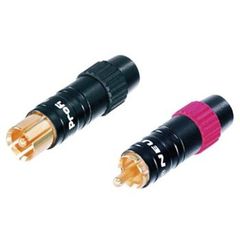 NEUTRIK 2C-B/2 RCA Gold platted plug -Pair- - Neutrik
