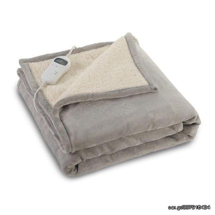 ΗΛΕΚΤΡΙΚΗ ΚΟΥΒΕΡΤΑ 180x130cm FLEECE ΠΛΕΝΟΜΕΝΗ ΜΕ ΧΕΙΡΙΣΤΗΡΙΟ 3 ΘΕΣΕΩΝ 120W EUROLAMP 300-29204